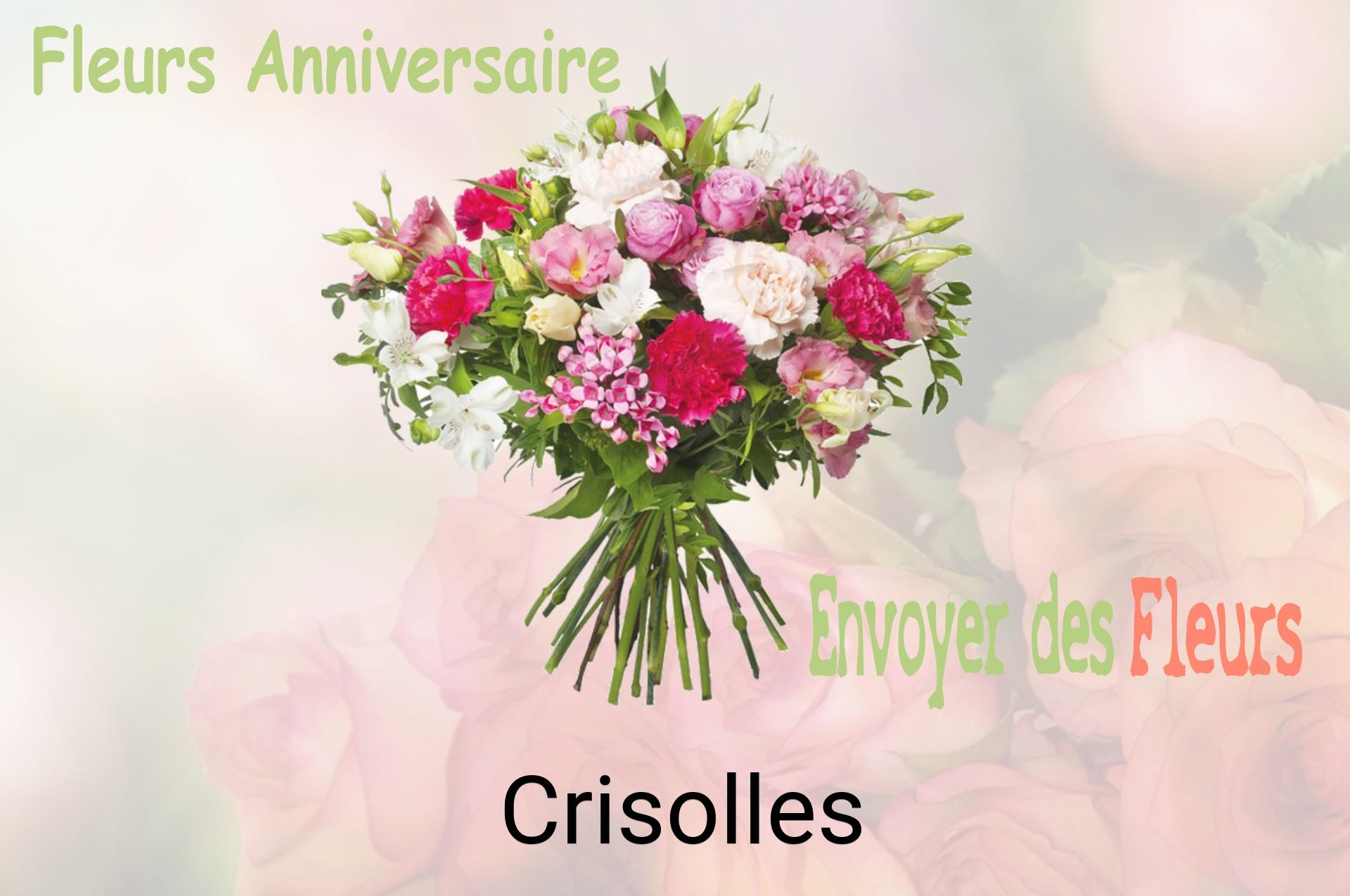 Bouquet de fleurs d’anniversaire livré à Crisolles